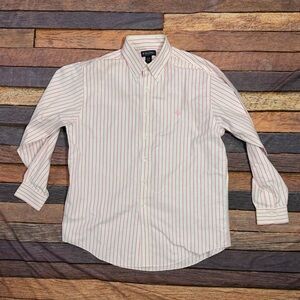 Brooks Brothers Striped Mens Button Down Dress Suit Preppy Shirt Men's